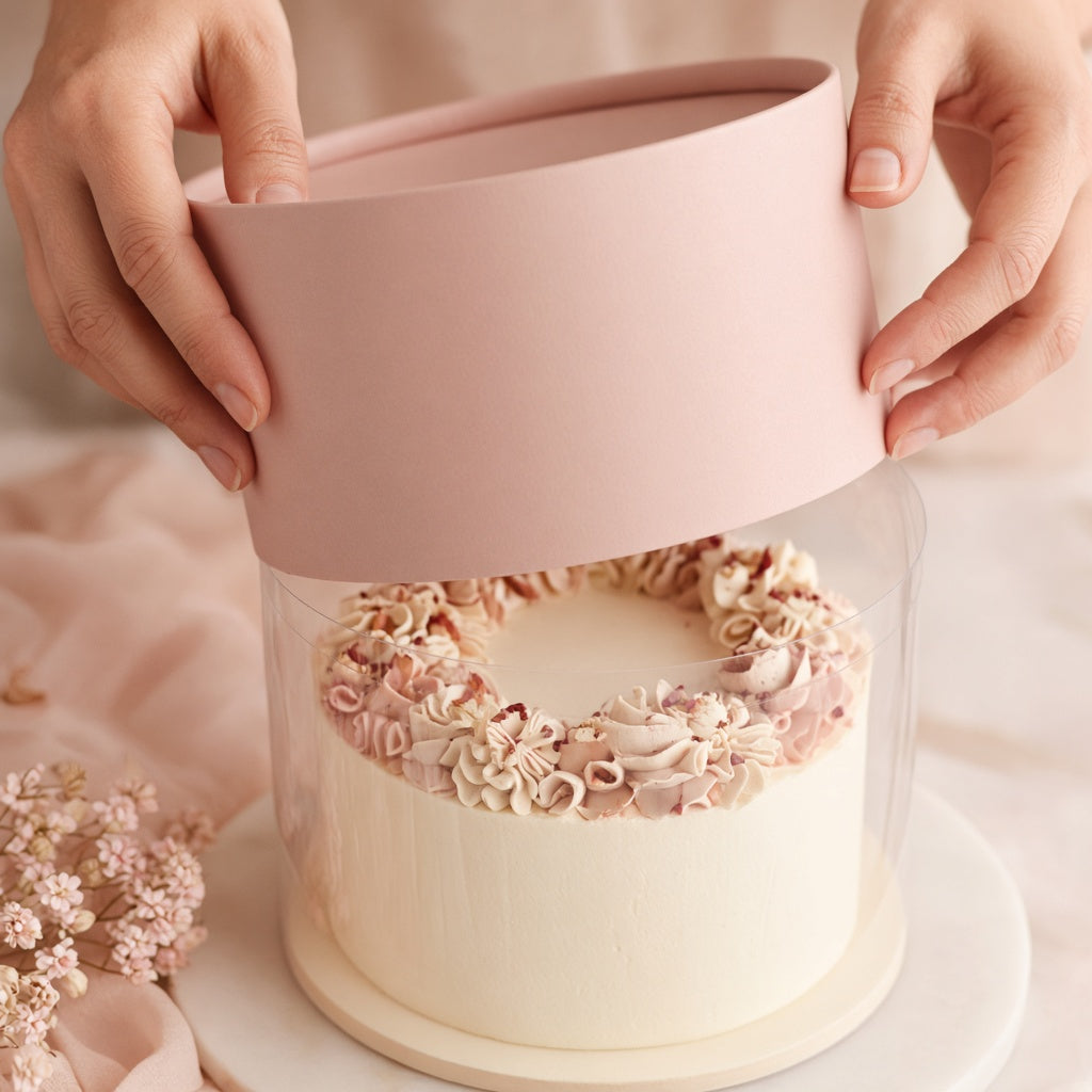 Pull the cake sleeve